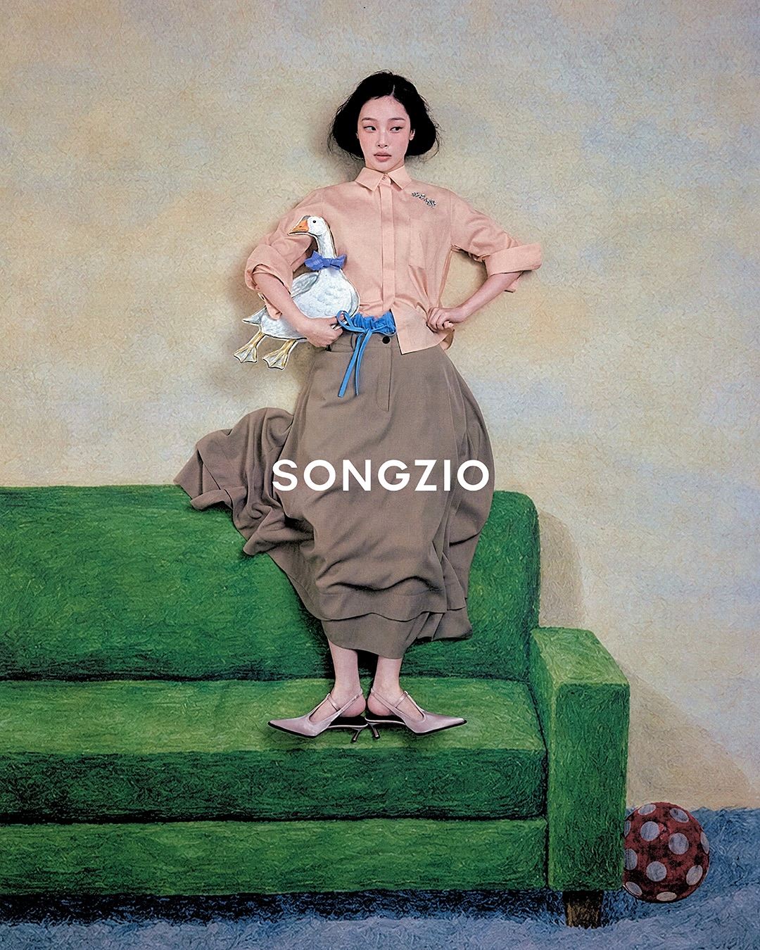 송지오, 2D 미학으로 재해석한 26SS 우먼 캠페인 — Cover