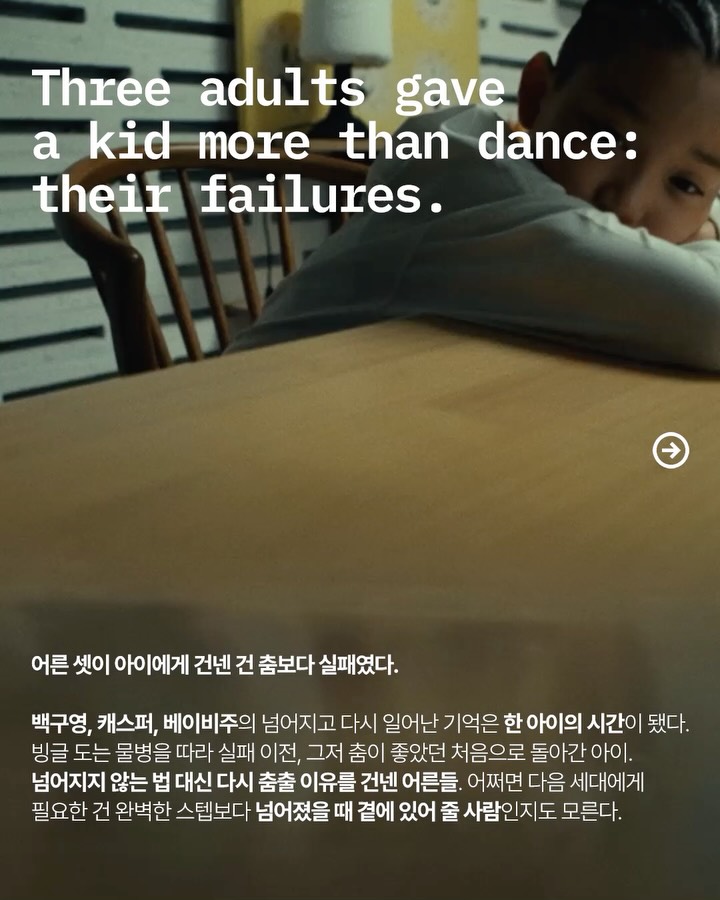 춤을 가르치지 않았다. 넘어졌던 날을 건넸다 — sdf, Look 2