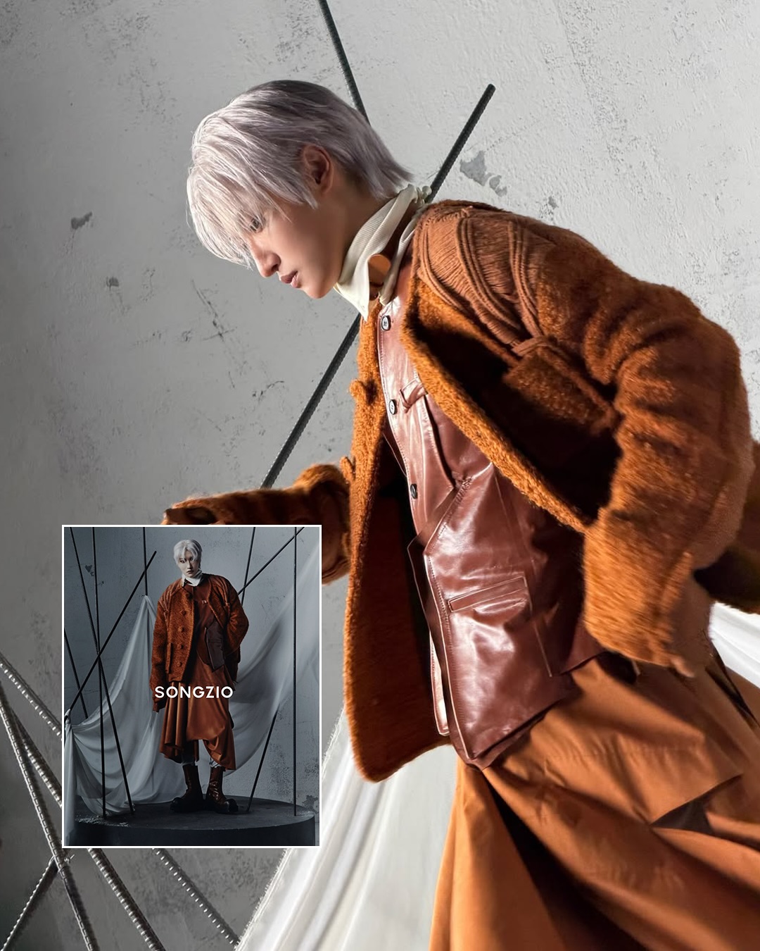 성화가 공개한 송지오 캠페인 BTS — Look 6