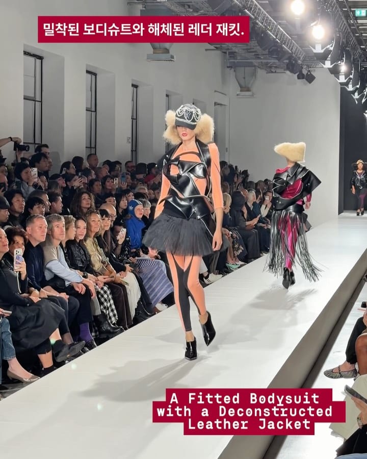 준야 와타나베가 만든 낯선 여성의 실루엣 — junya watanabe, Look 4