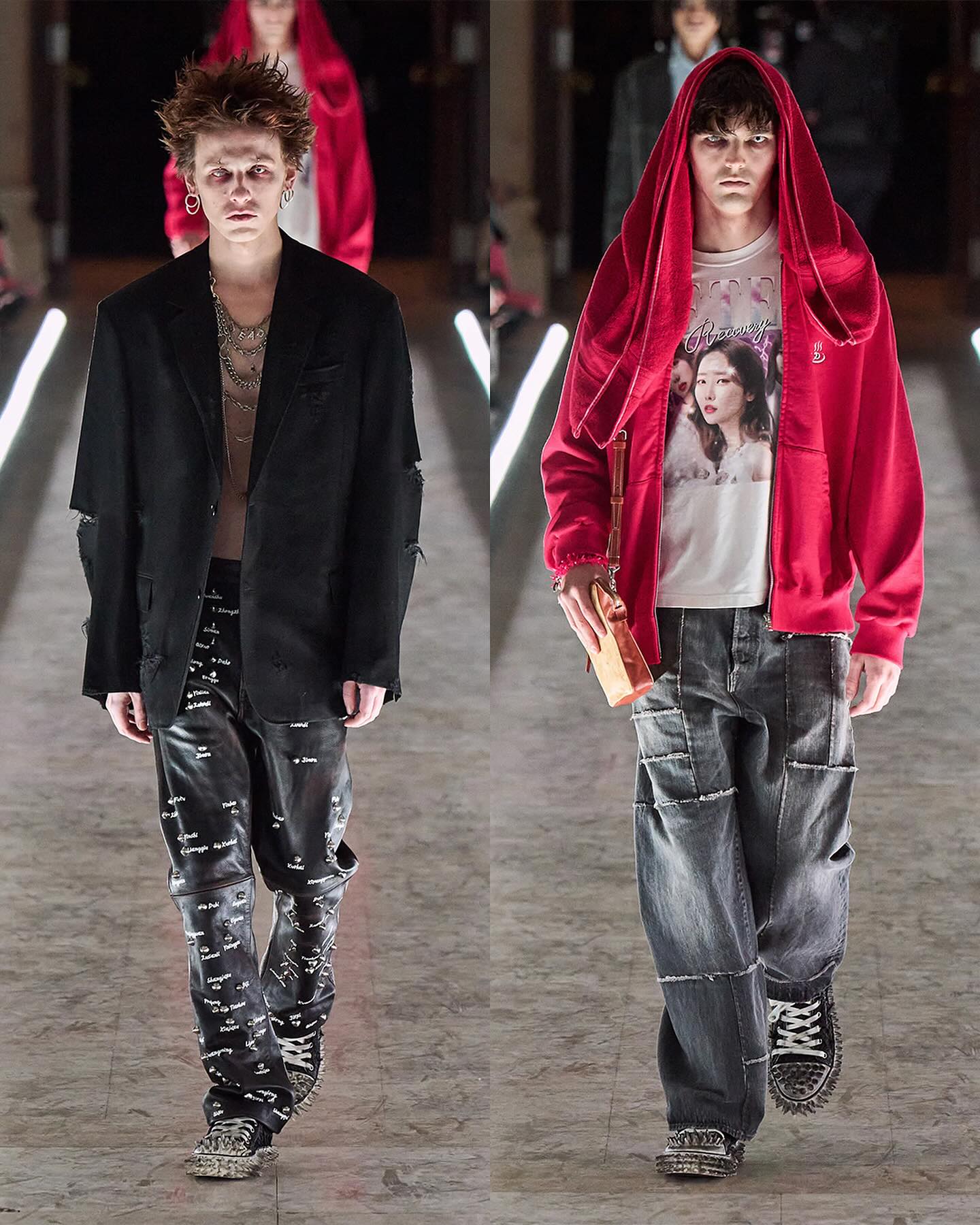 더블렛 FW24, 상처받은 이들을 위한 패션 치유제 — Look 3