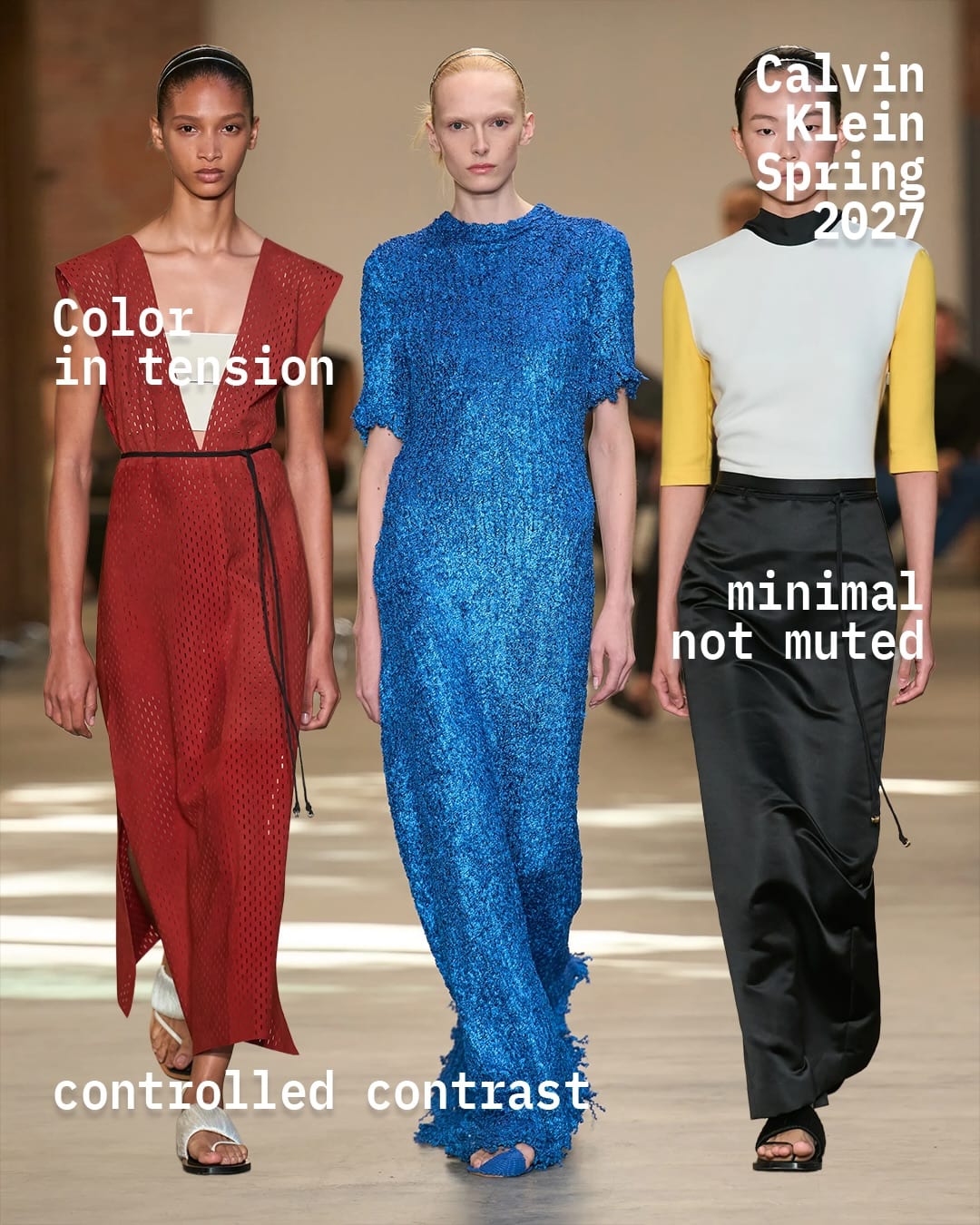 캘빈클라인, 미니멀리즘 끝에 남은 욕망 — calvin klein, Look 5