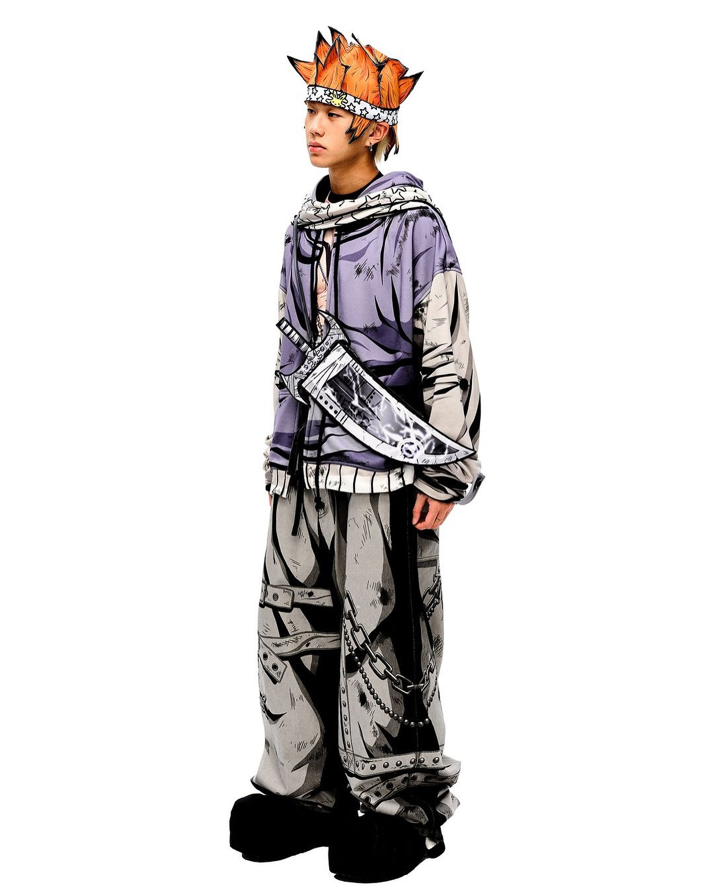 2D 일러스트를 현실로, C Fierce의 애니메이션 감성 의류 — Look 4