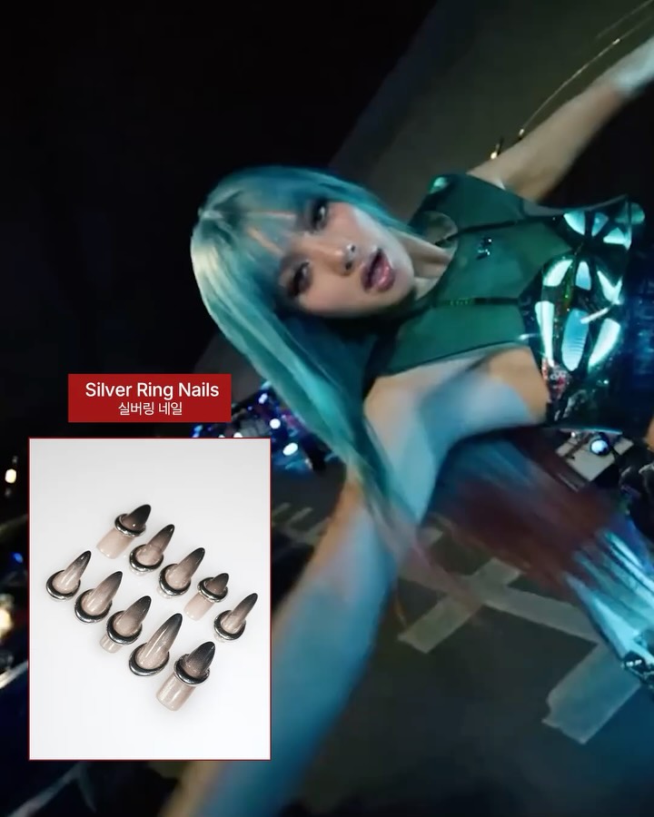 유니스텔라가 그린 리사의 'SaWaDiKa' 네일 — lisa, Look 8