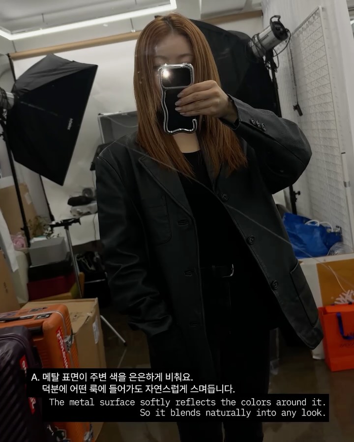 케이스티파이 메탈릭 플로우 케이스, 직접 써보니 — casetify, Look 7