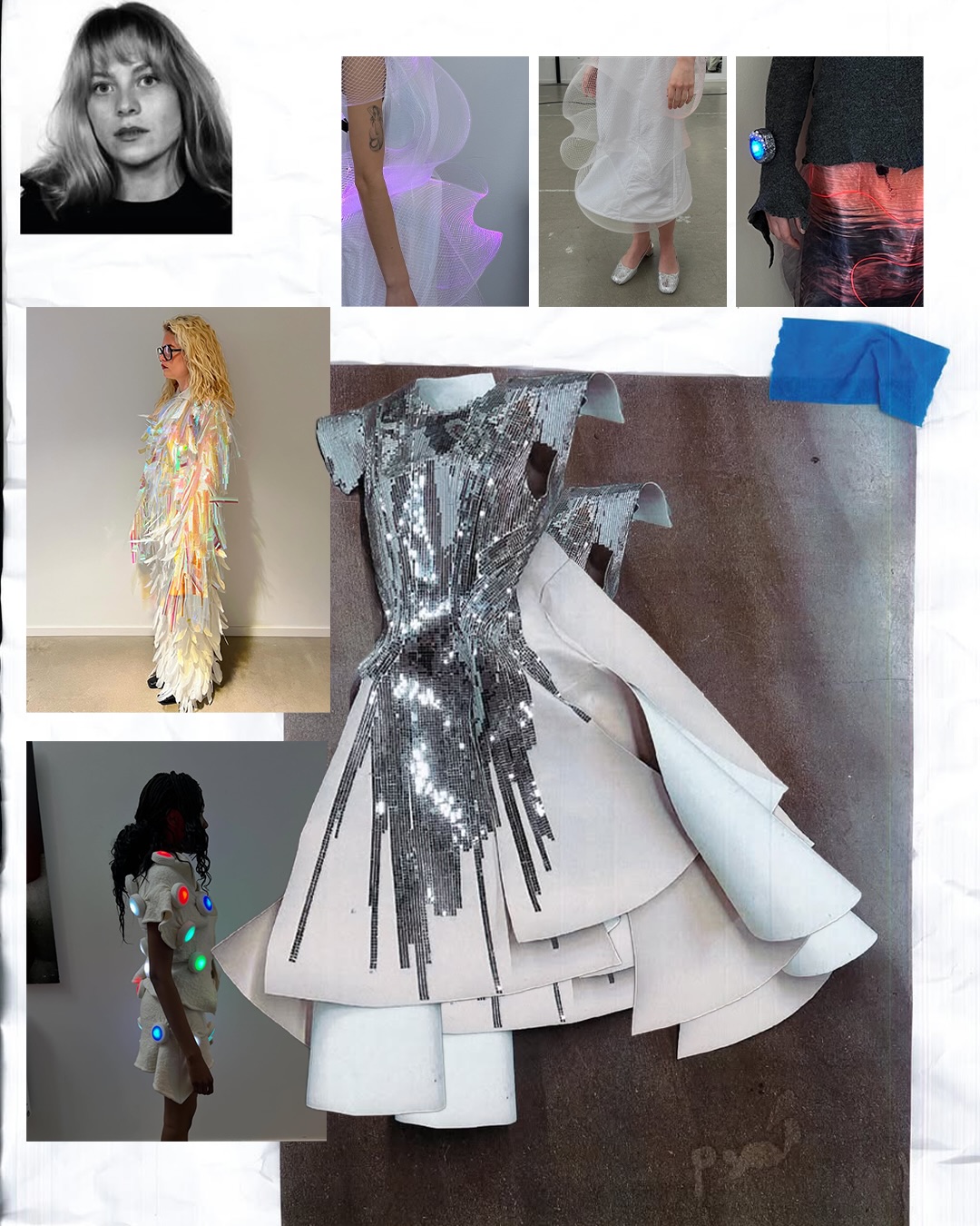 빛으로 만든 옷, 에바 칼손 페르손의 발광 패션 — Look 4