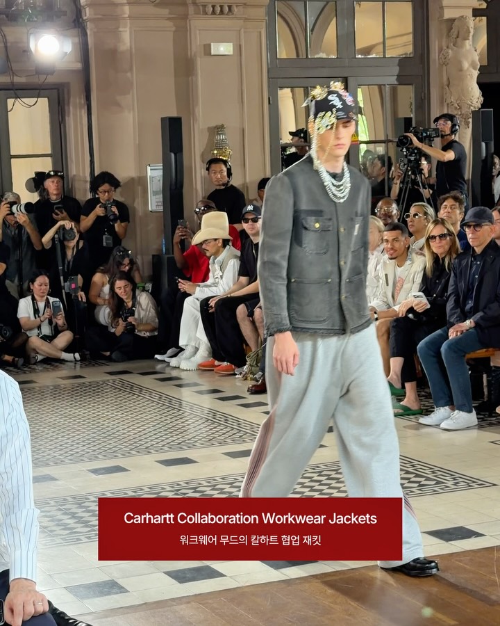 준야 와타나베, 캡 하나로 2027 봄·여름을 선언하다 — Look 8