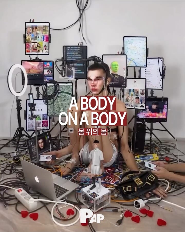 Un corpo sopra un corpo — Cover