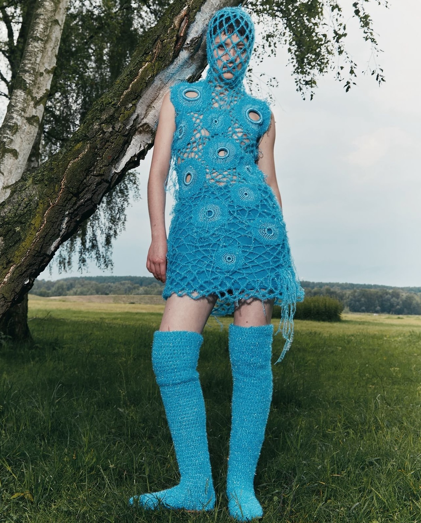 진니 송의 크로셰 컬렉션 'Mother's Milk' — Look 6