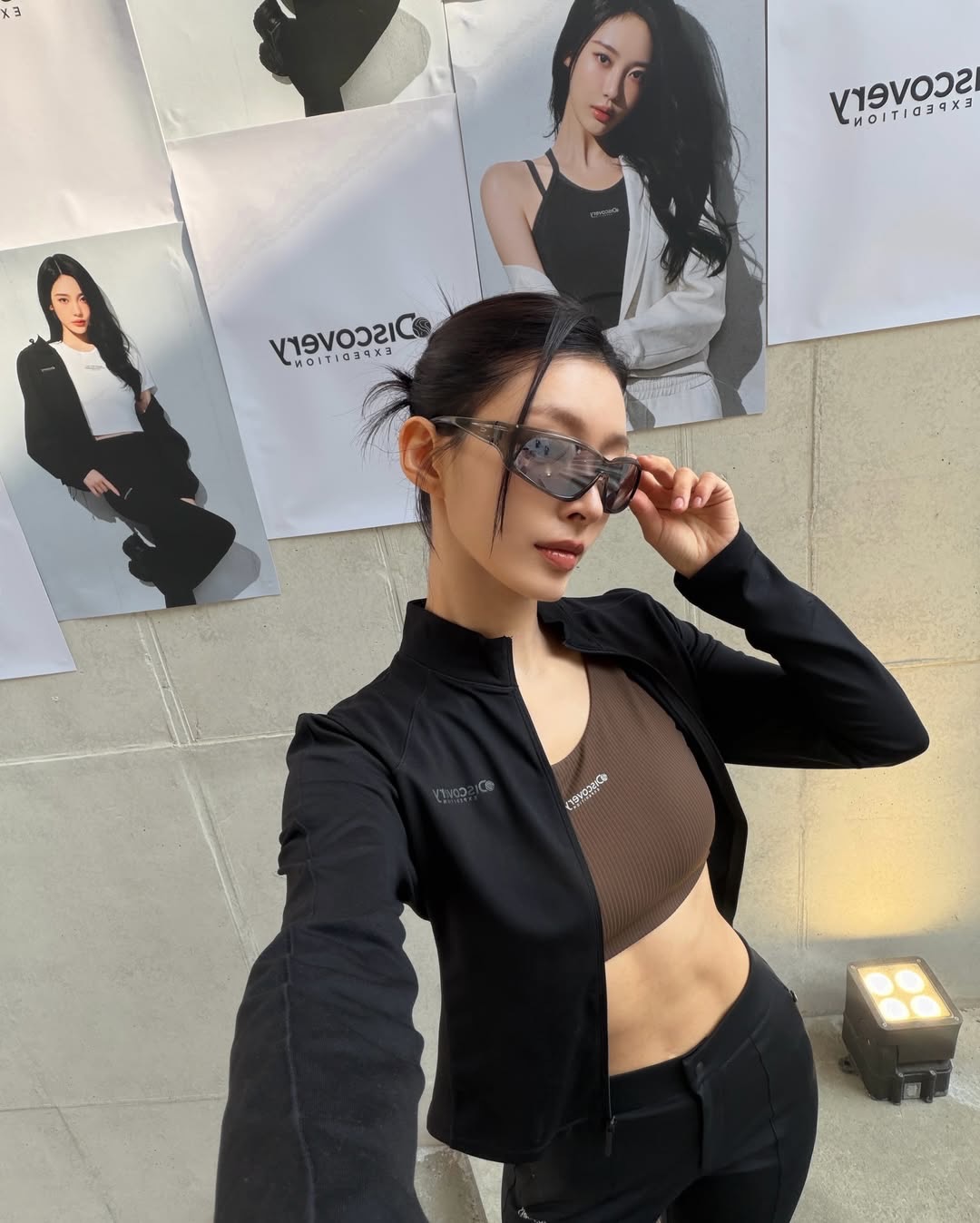 닝닝, 디스커버리와 함께한 도심 속 액티브 웰니스 — Look 5