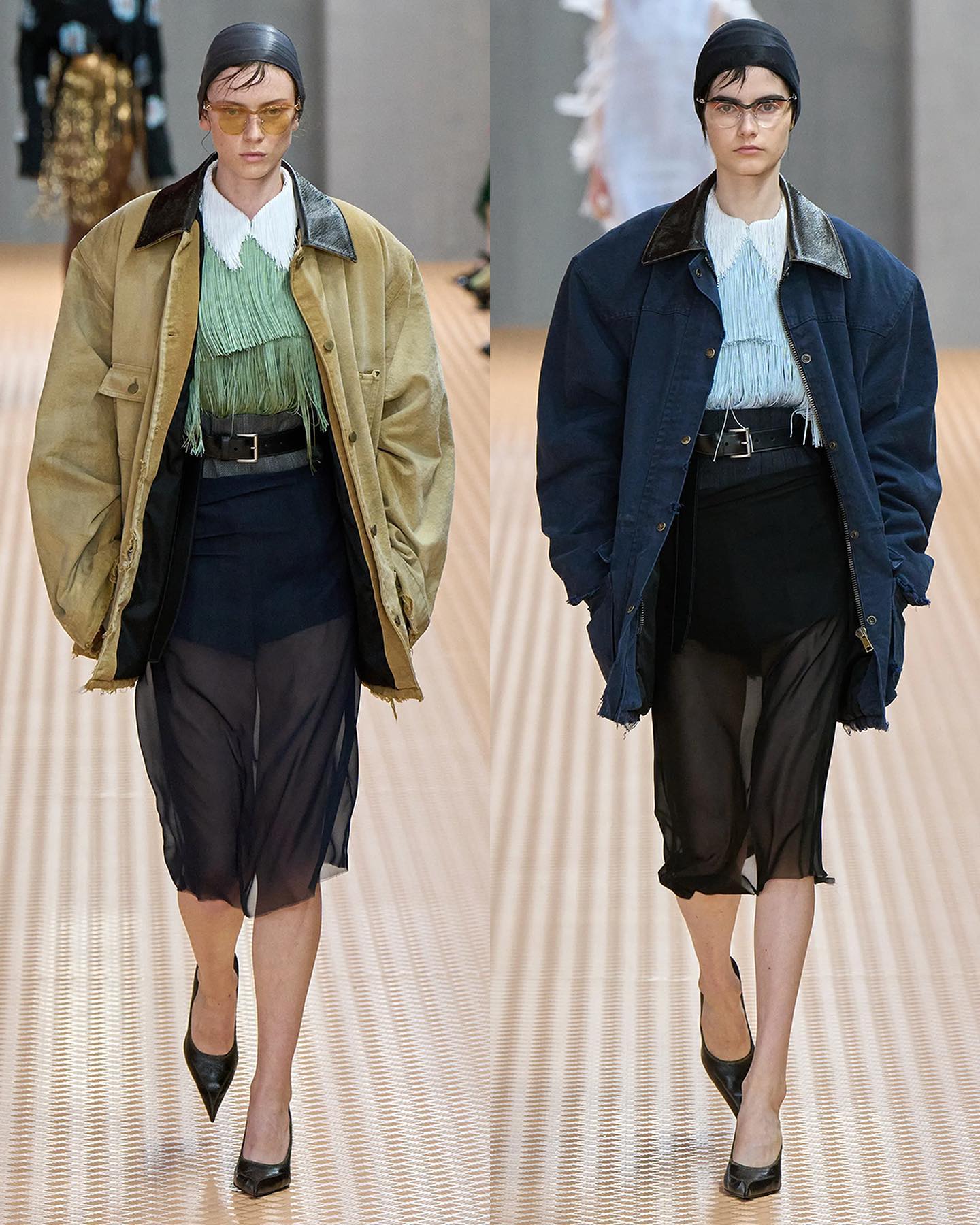 프라다 2024 S/S, 1920년대 가르손느와 모던 장인정신의 만남 — Look 2