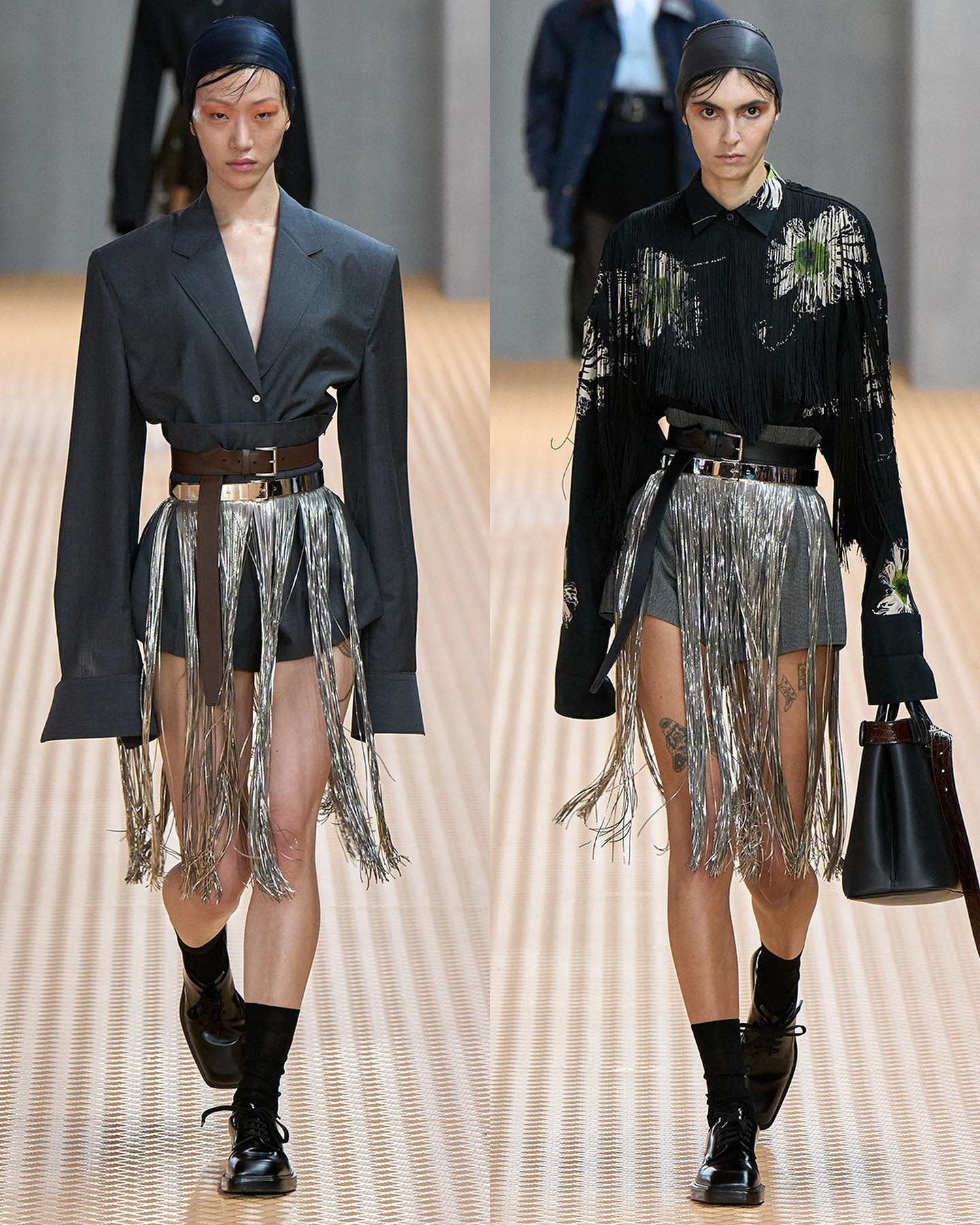 프라다 2024 S/S, 1920년대 가르손느와 모던 장인정신의 만남 — Look 4