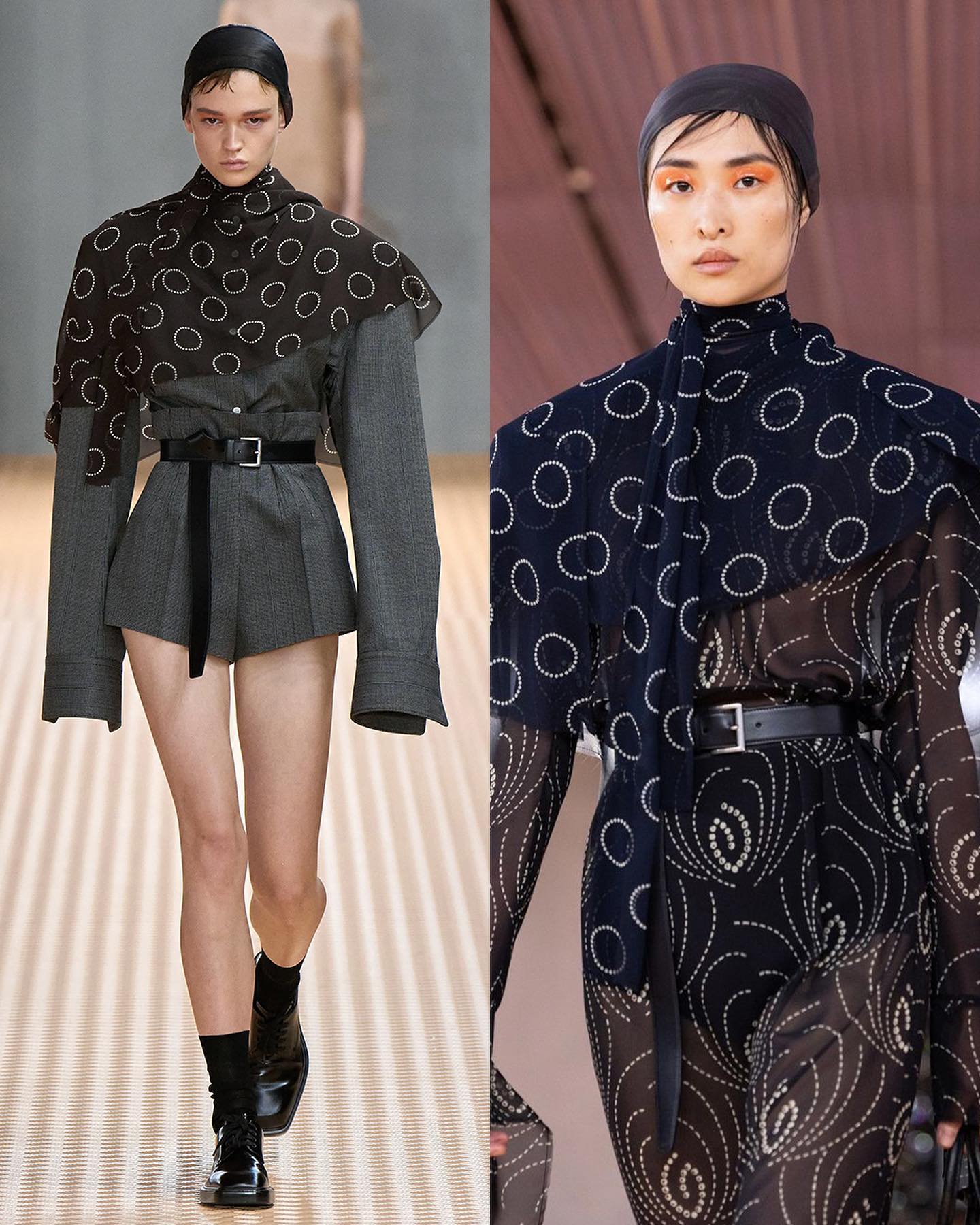 프라다 2024 S/S, 1920년대 가르손느와 모던 장인정신의 만남 — Look 7