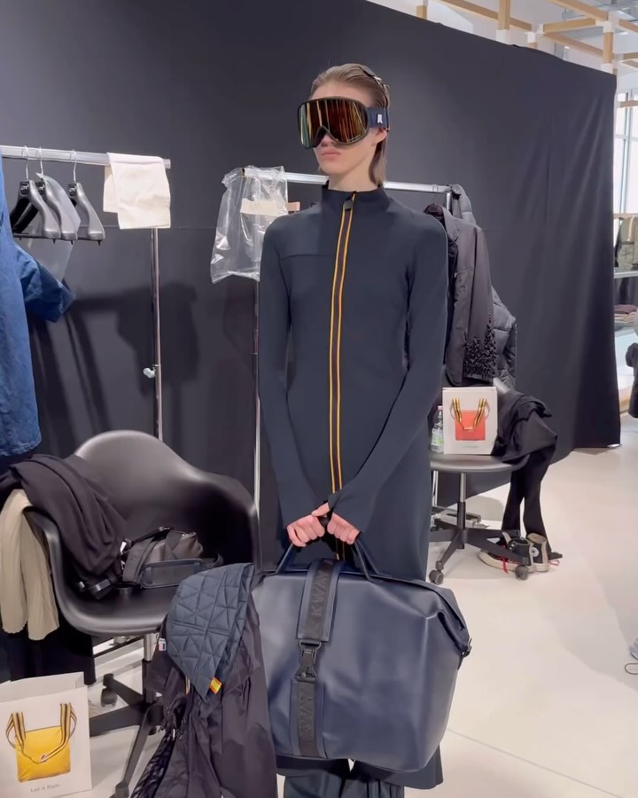 K-Way가 밀라노에서 보여준 스포티 럭셔리의 새로운 해석 — Look 2