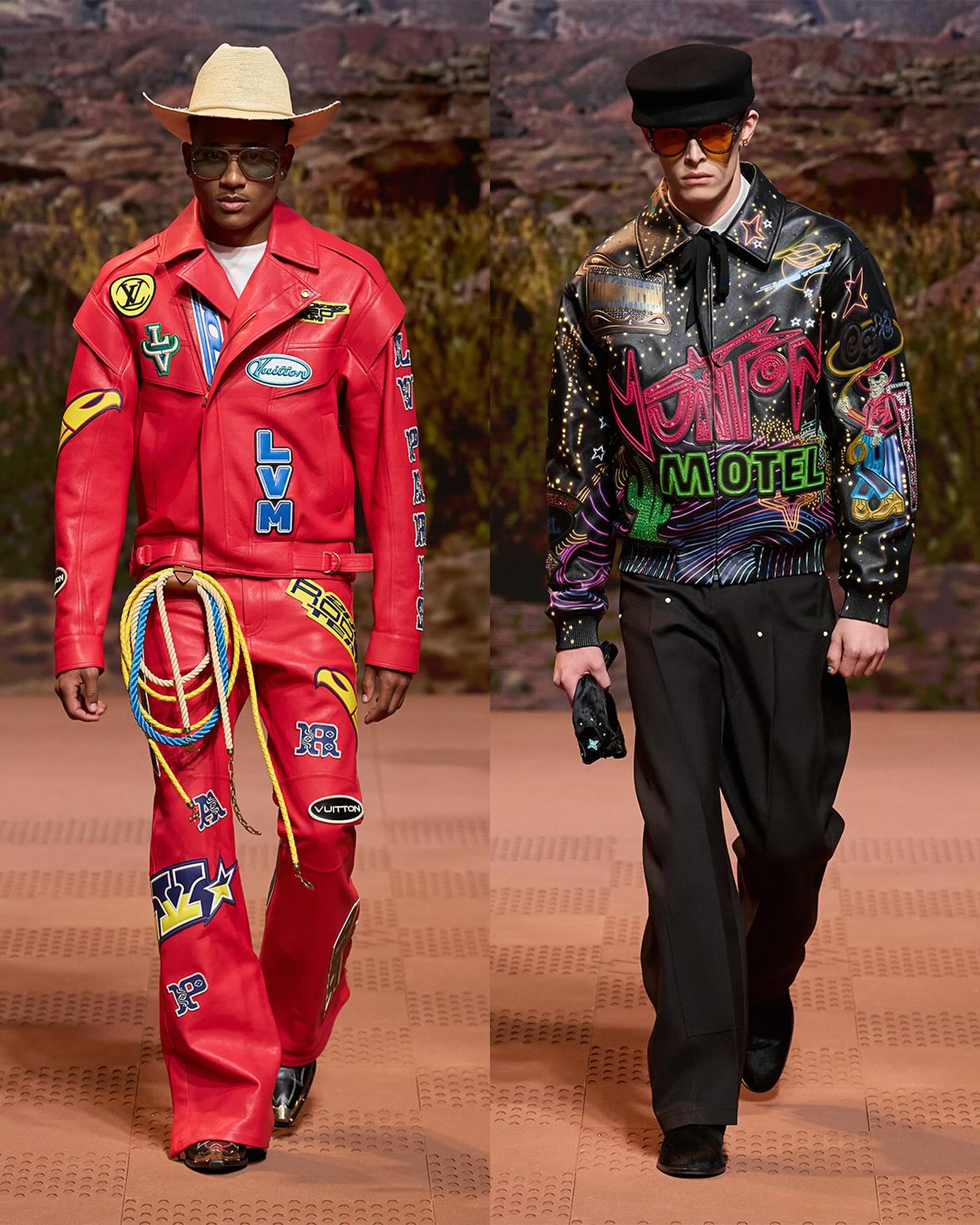 루이 비통 24FW, 카우보이가 이끄는 웨스턴 워크웨어 — Look 5