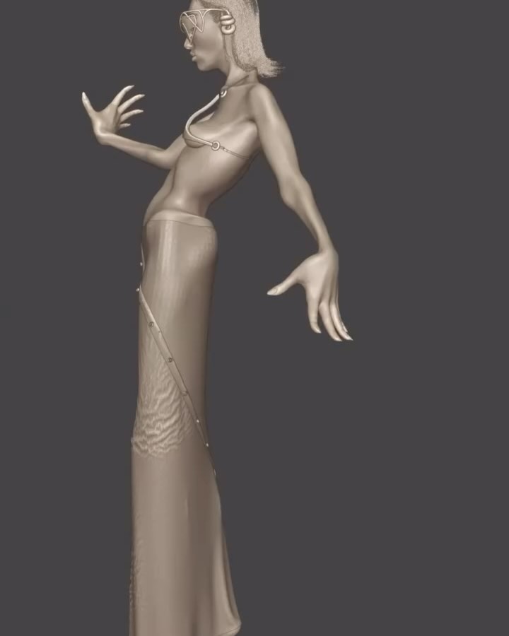 디지털 아바타가 입는 실재하는 옷, 타스킨 고에치의 경계 허물기 — Look 2