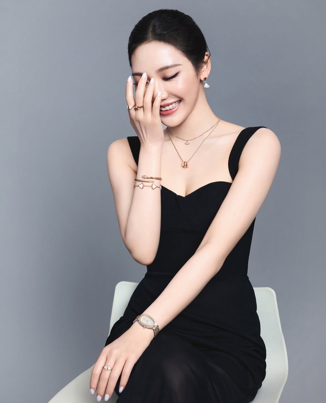 불가리가 닝닝을 선택했다 — ningning, Look 2