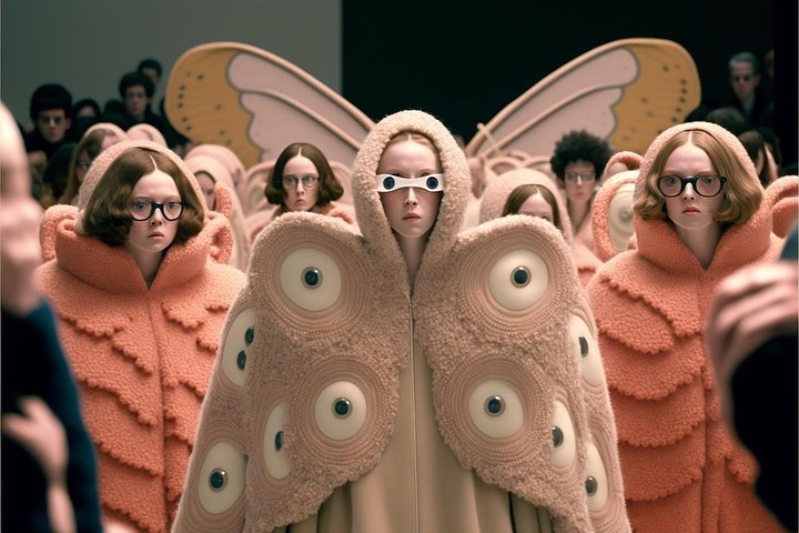 나비가 된 환상, AI 디자인이 그려낸 동화 — Look 3