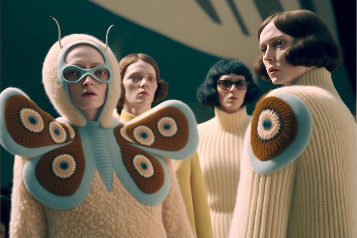 나비가 된 환상, AI 디자인이 그려낸 동화 — Look 4