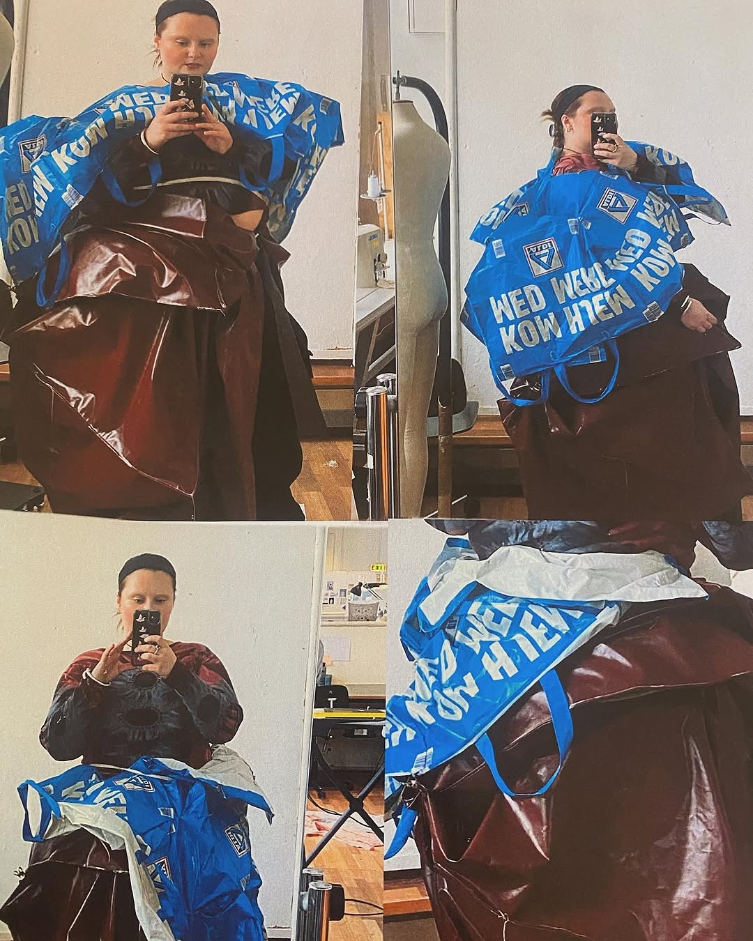 시장 보따리에서 아방가르드로, 안야 벨리츠카야의 전복적 디자인 — Look 6