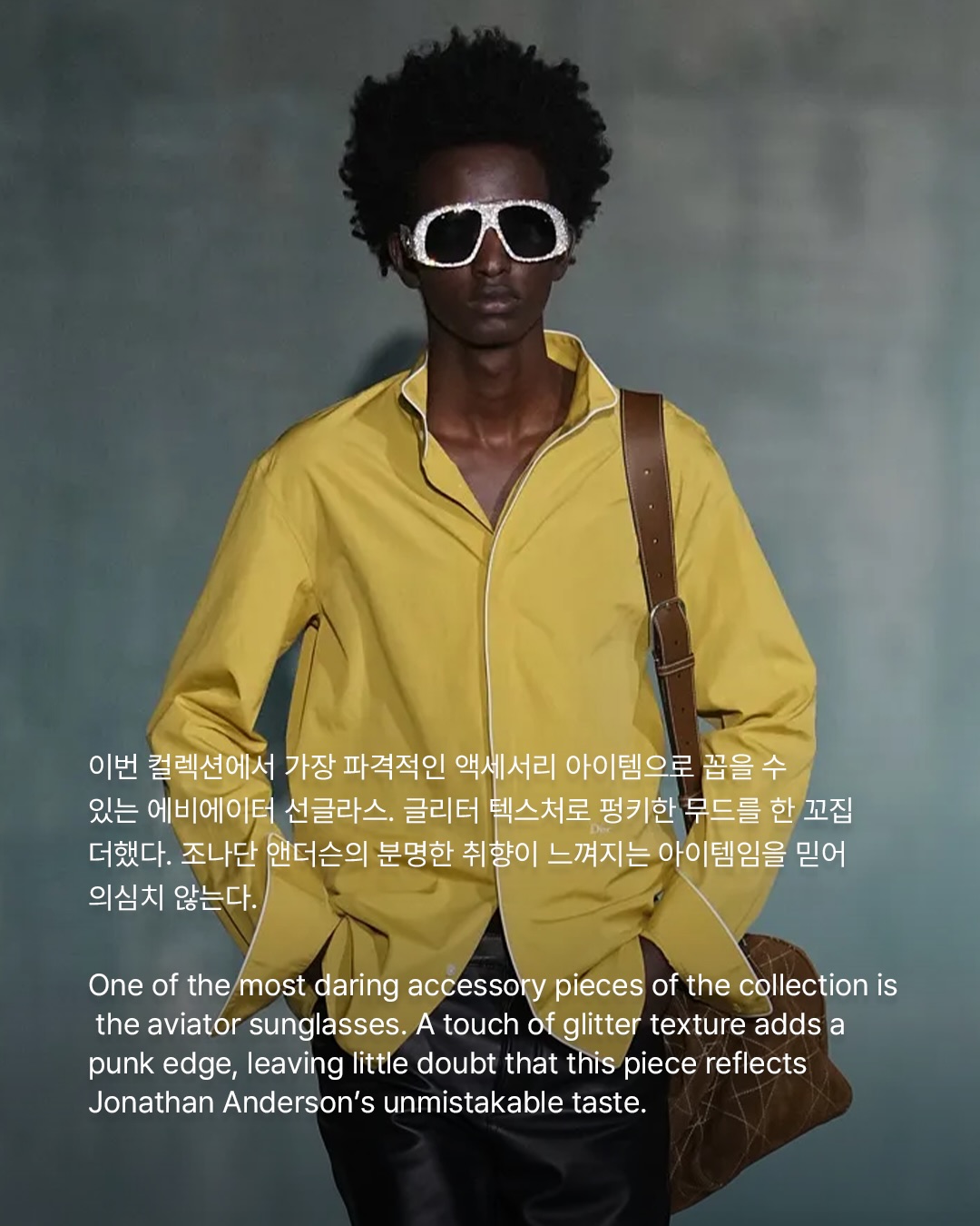 조나단 앤더슨이 재해석한 디올의 유산 — Look 9