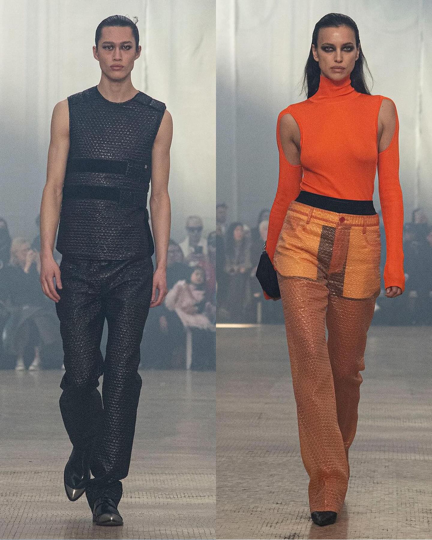 헬무트 랭 24FW, 보호와 투영의 이중주 — Look 4