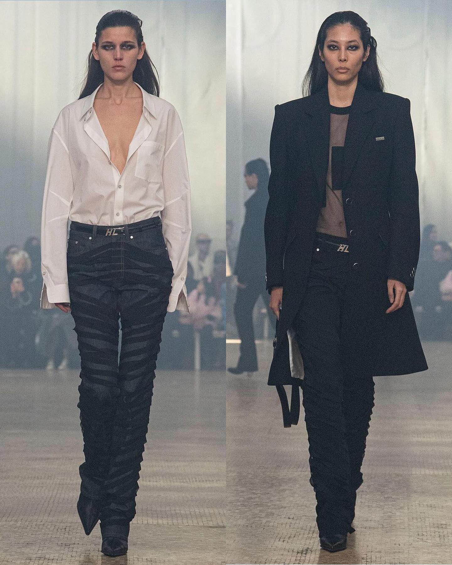 헬무트 랭 24FW, 보호와 투영의 이중주 — Look 5