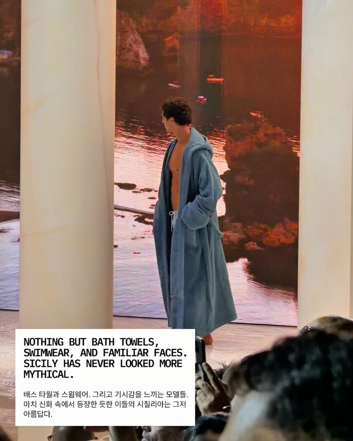 시칠리아의 태양 아래, 돌체앤가바나가 제시한 이상형의 초상 — Look 4