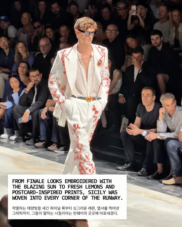 시칠리아의 태양 아래, 돌체앤가바나가 제시한 이상형의 초상 — Look 6