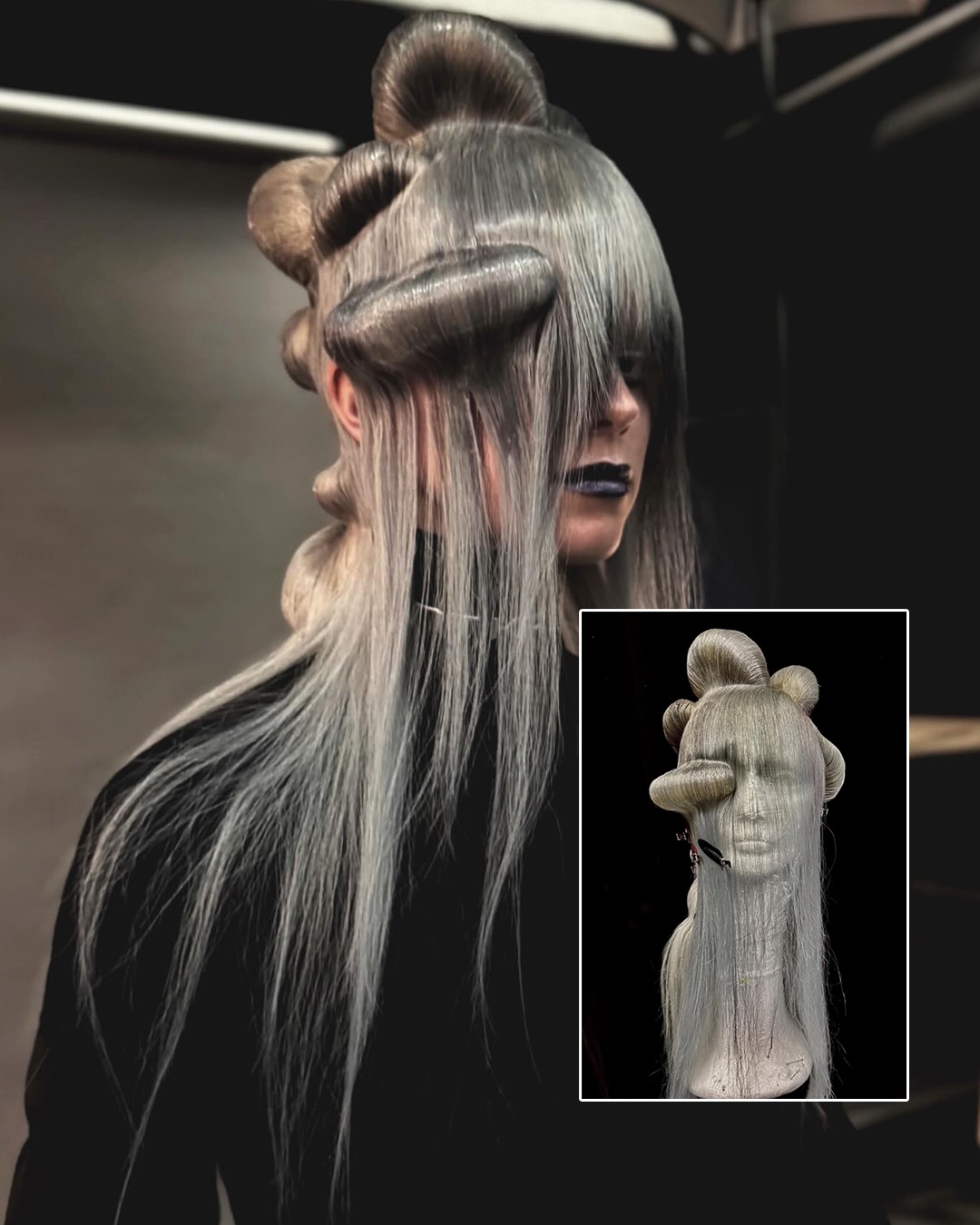 머리카락으로 생명체를 빚는 헤어 아티스트 — Look 5