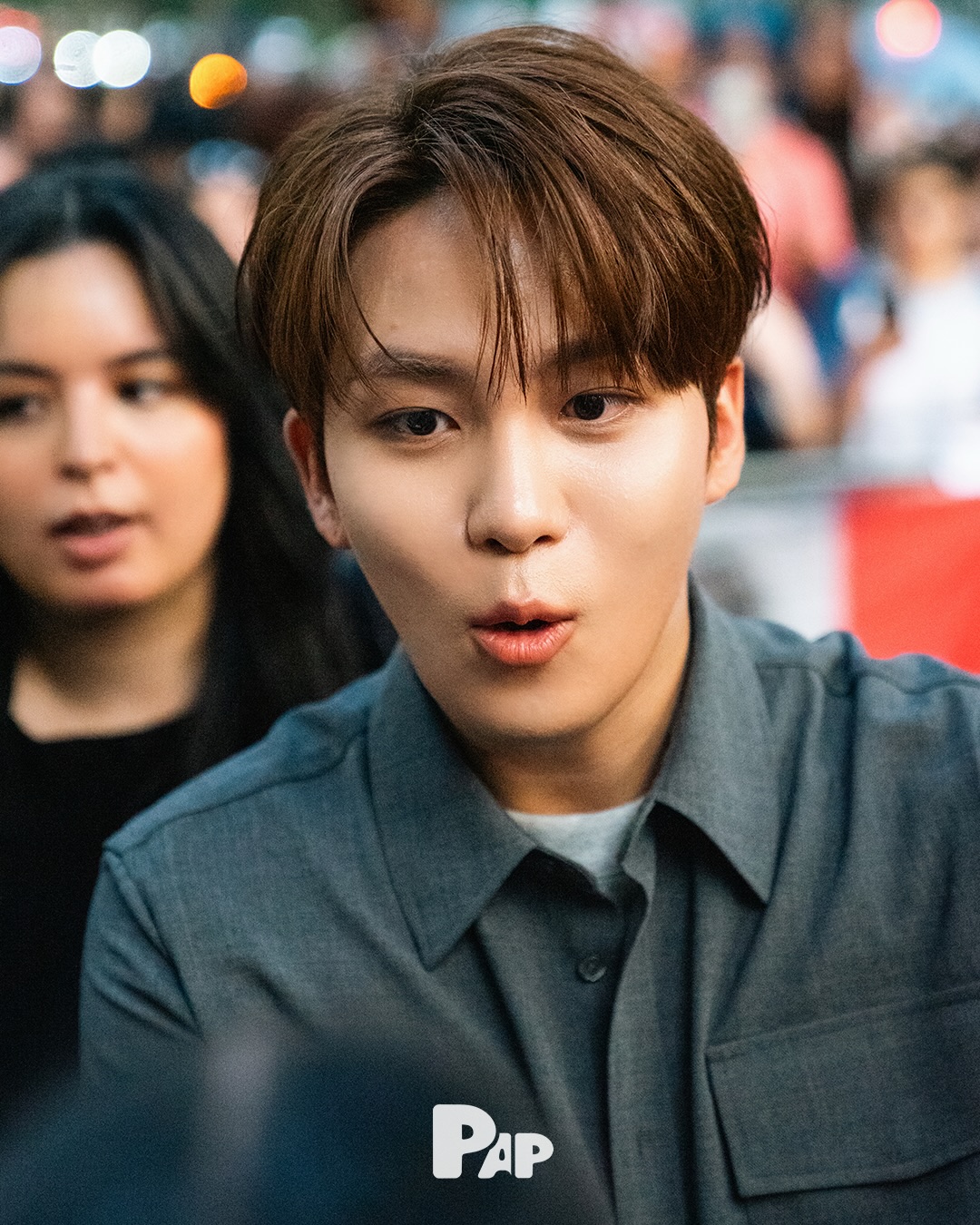 에이티즈 종호와 최우식, 아미 2027 봄 여름 쇼에서 포착된 두 남자 — Look 8