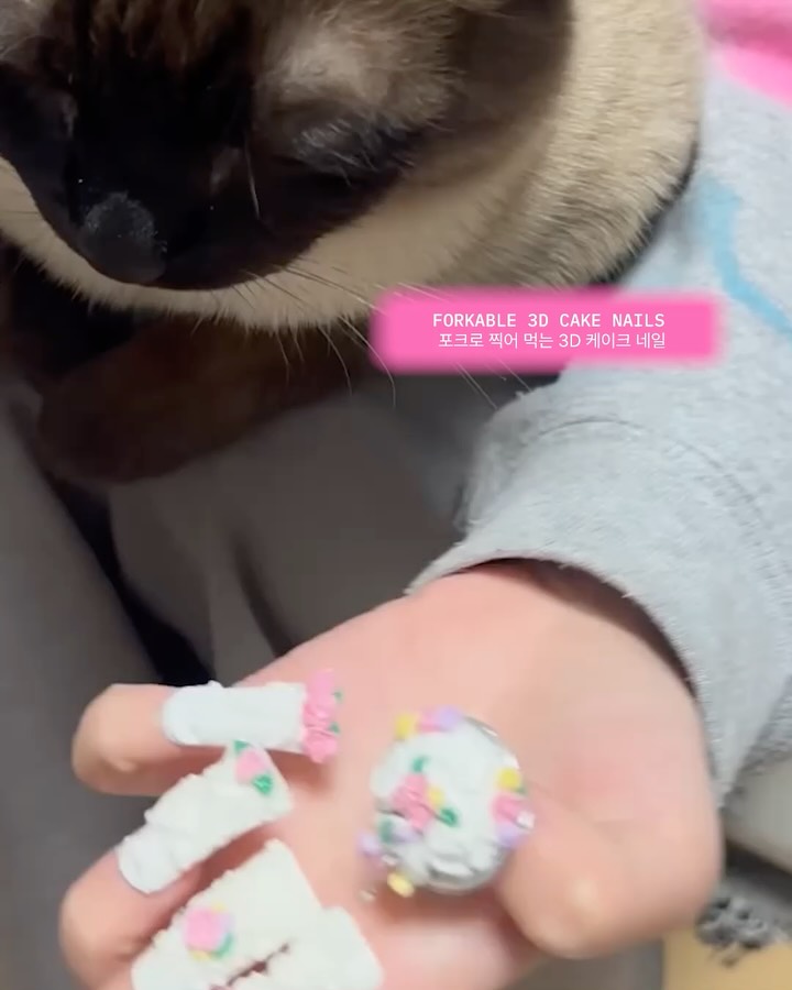 초비츠의 초 카와이 네일 아트 — nail art, Look 7