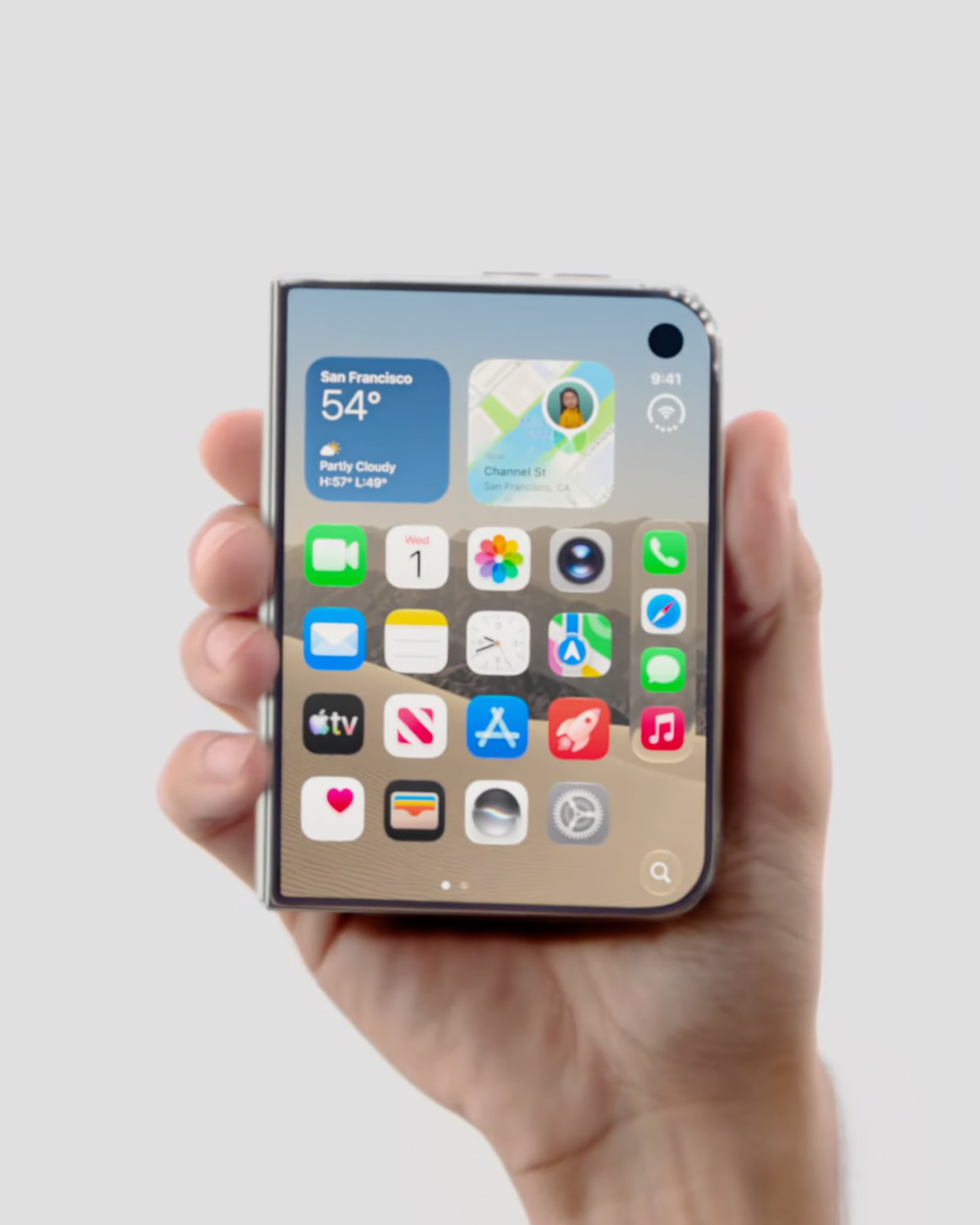 애플이 아이폰을 접었다 — apple, Look 2