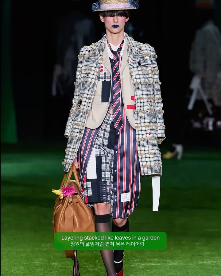 톰 브라운의 정원, 뉴욕 패션위크를 마무리하다 — thom browne, Look 5