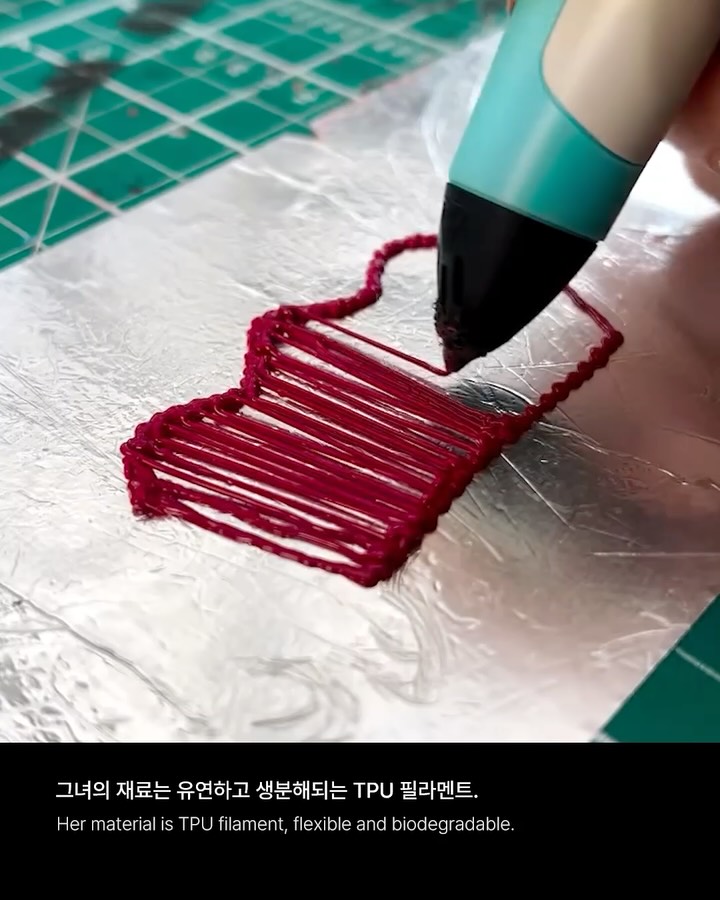 재봉틀 대신 3D펜을 든 디자이너 — jisoo, Look 6
