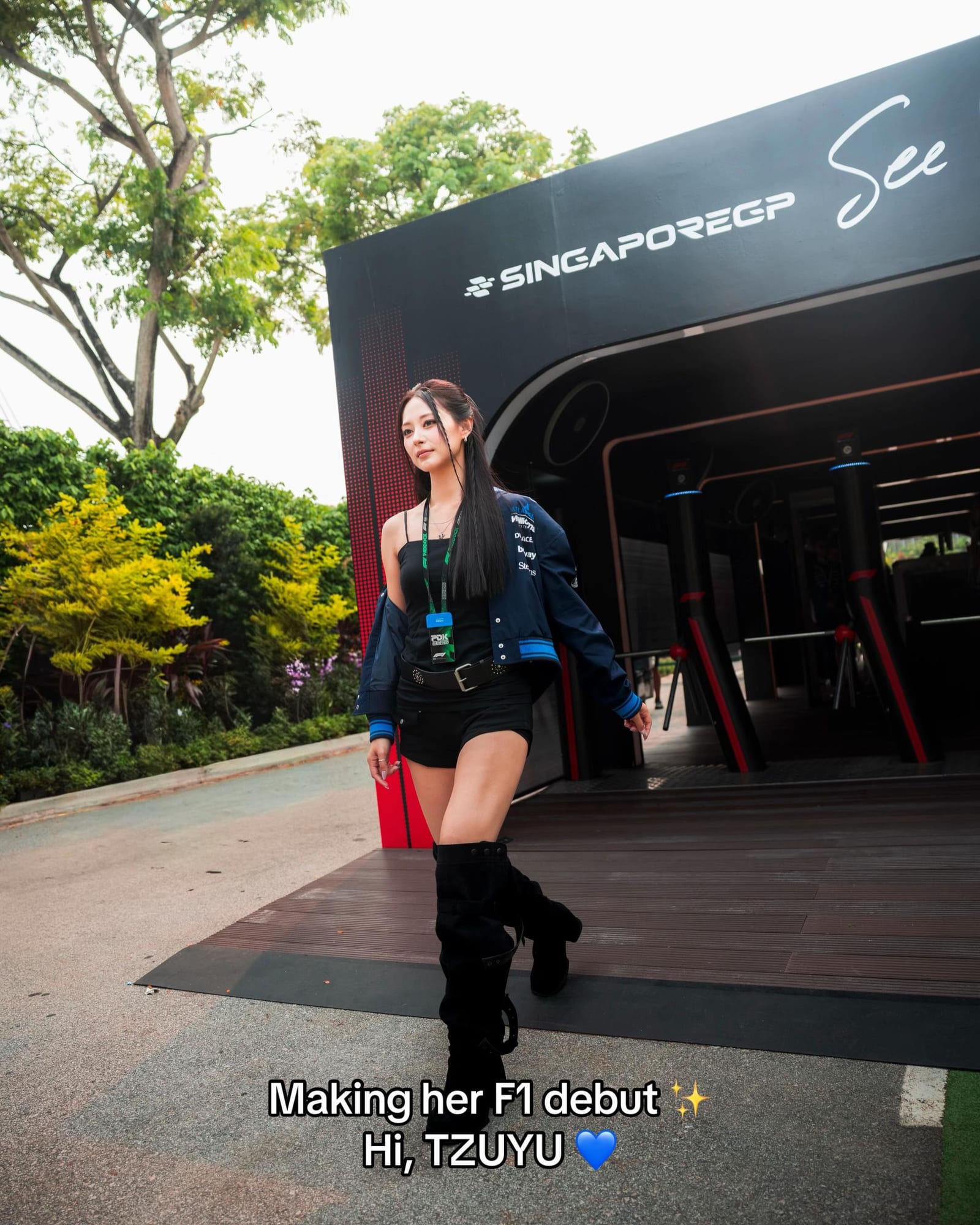 쯔위가 싱가포르 그랑프리 패독에 간 이유 — tzuyu, Look 7