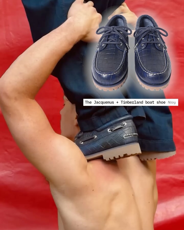자크뮈스와 팀버랜드, 여름 신발이 가을 숲으로 건너왔다 — jacquemus, Look 3