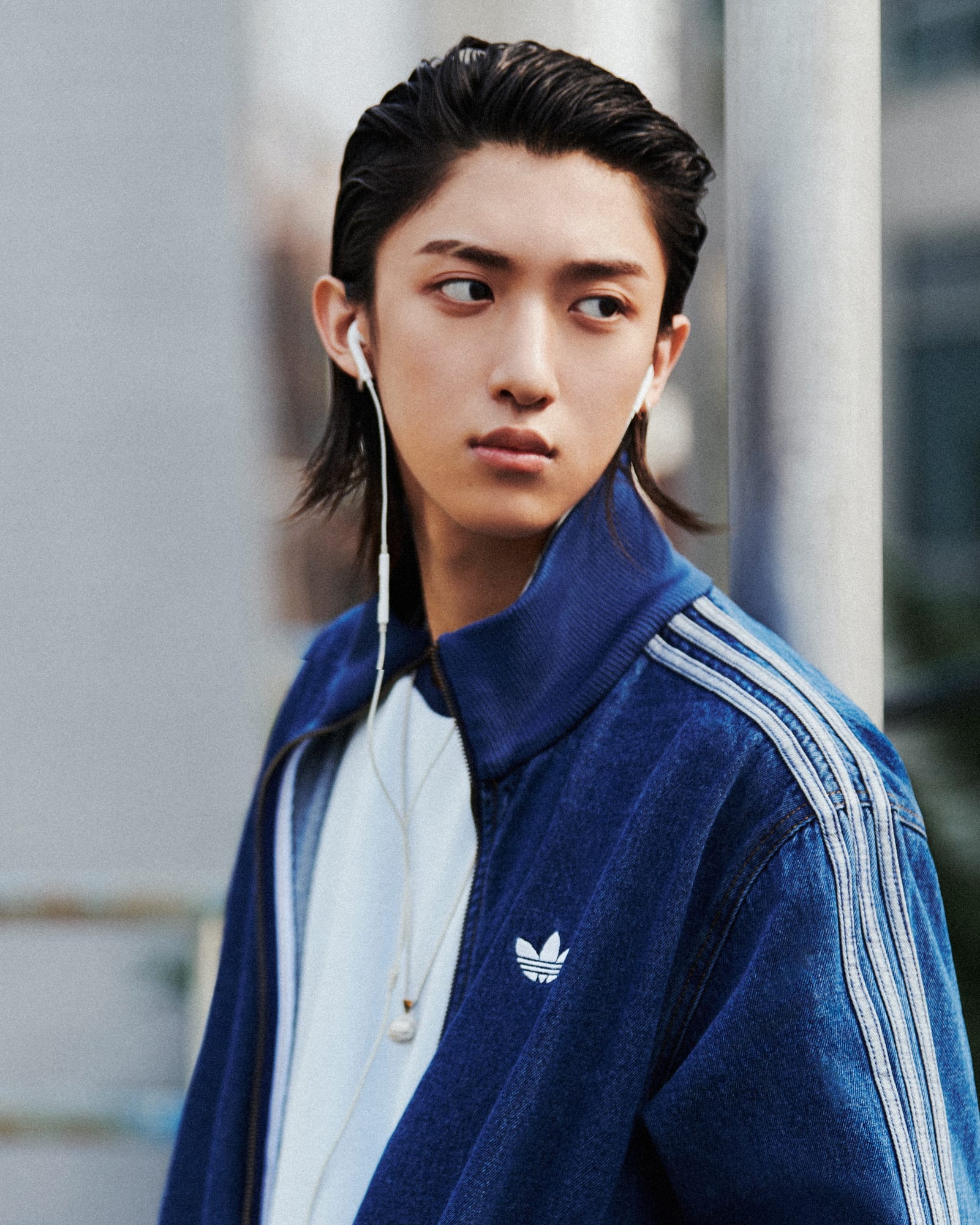아디다스 오리지널스, 롱샷과의 마지막 화보 — adidas, Look 3