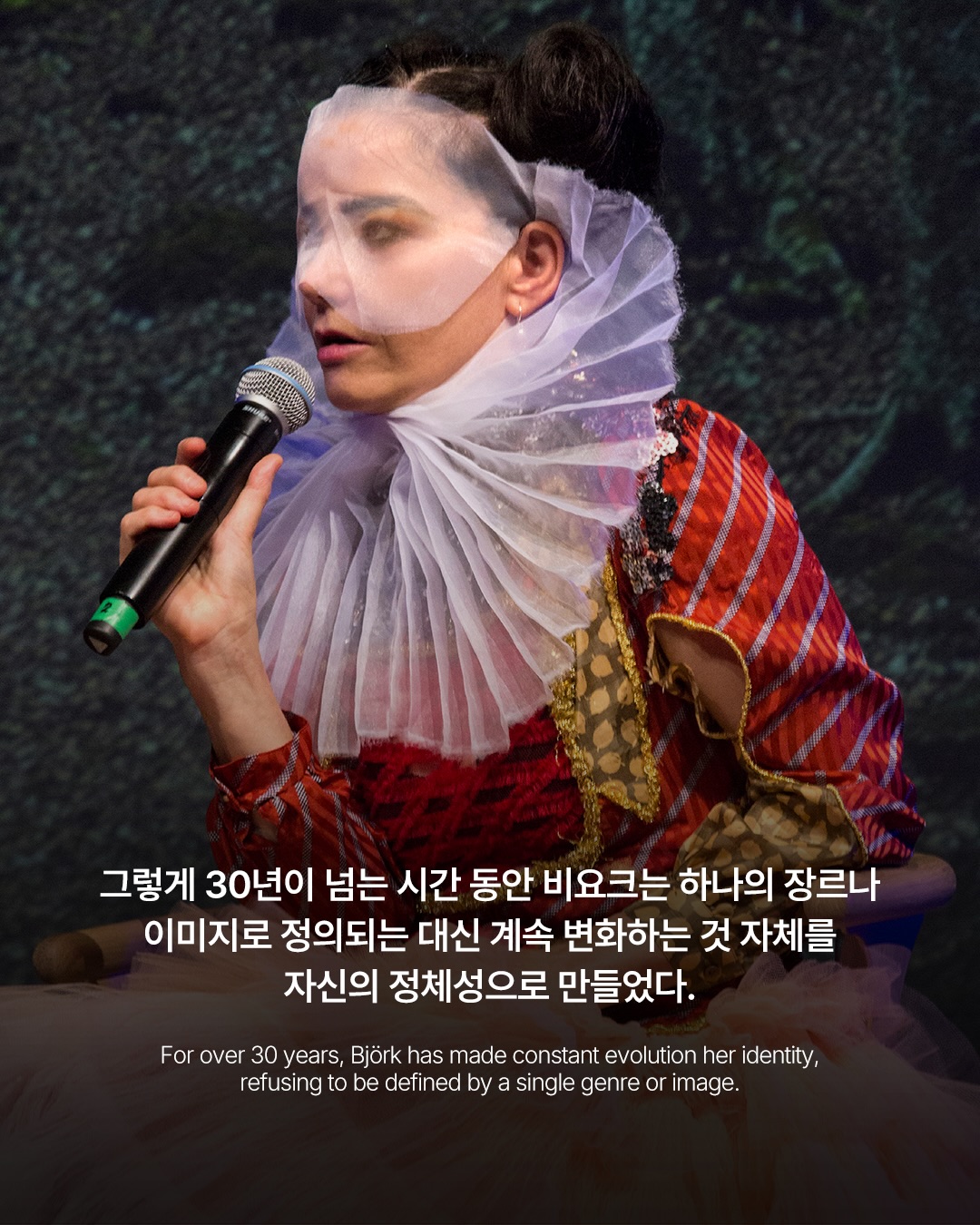 비요크, 30년간 음악과 패션을 관통한 변신의 미학 — Look 8