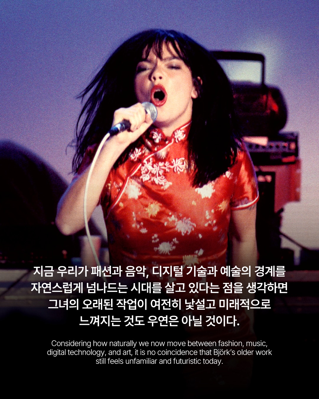 비요크, 30년간 음악과 패션을 관통한 변신의 미학 — Look 9