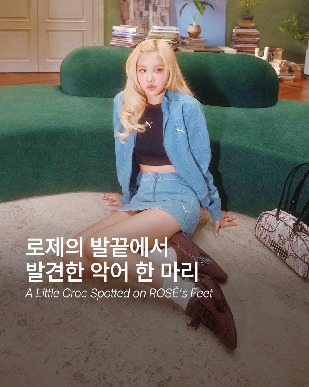 로제의 발끝에서 발견한 악어 한 마리 — Cover