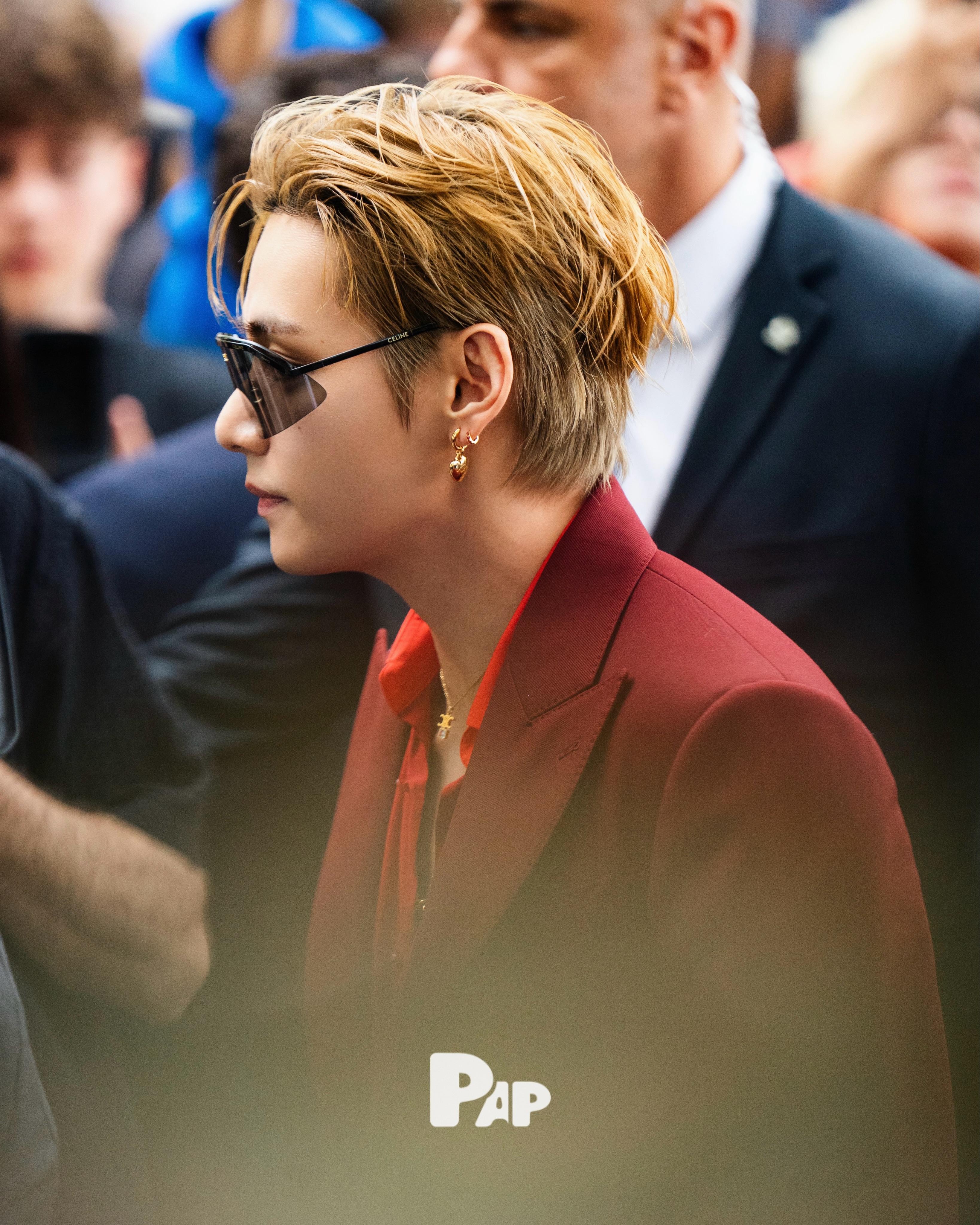 방탄소년단 뷔, 셀린느 SS27 쇼 단독 포착 — PAP 현장 — Look 7