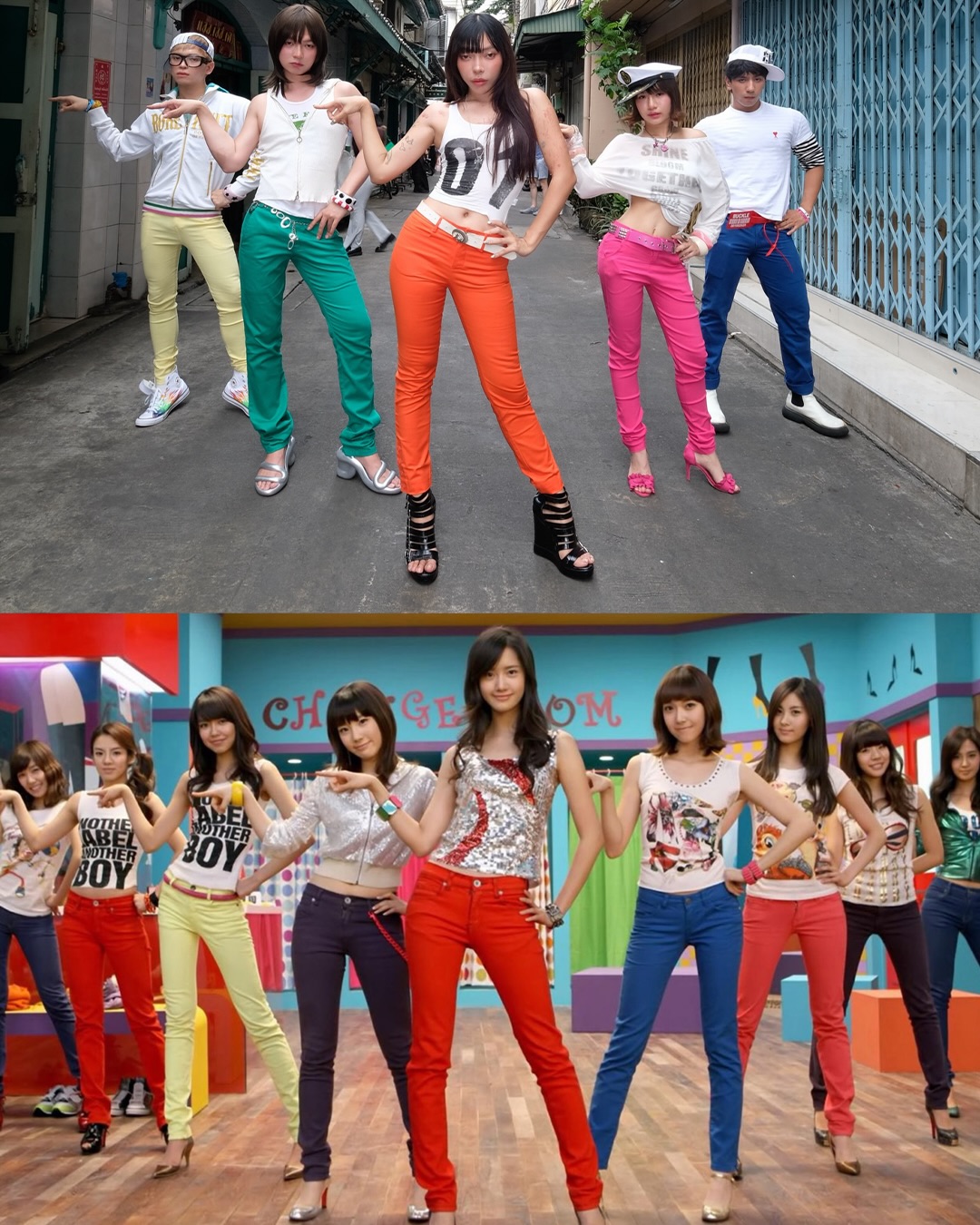 태국 크리에이터가 재해석한 소녀시대 'Gee'의 2010 향수 — Look 3