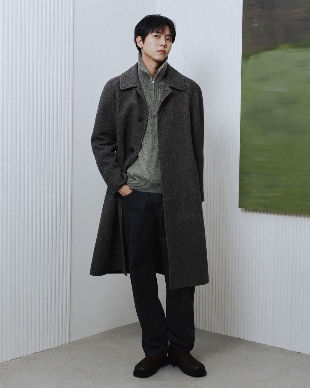 패딩만 입기엔 아쉬운겨울, 주우재와 침착맨의 거울 필수템 — shearling, Look 5