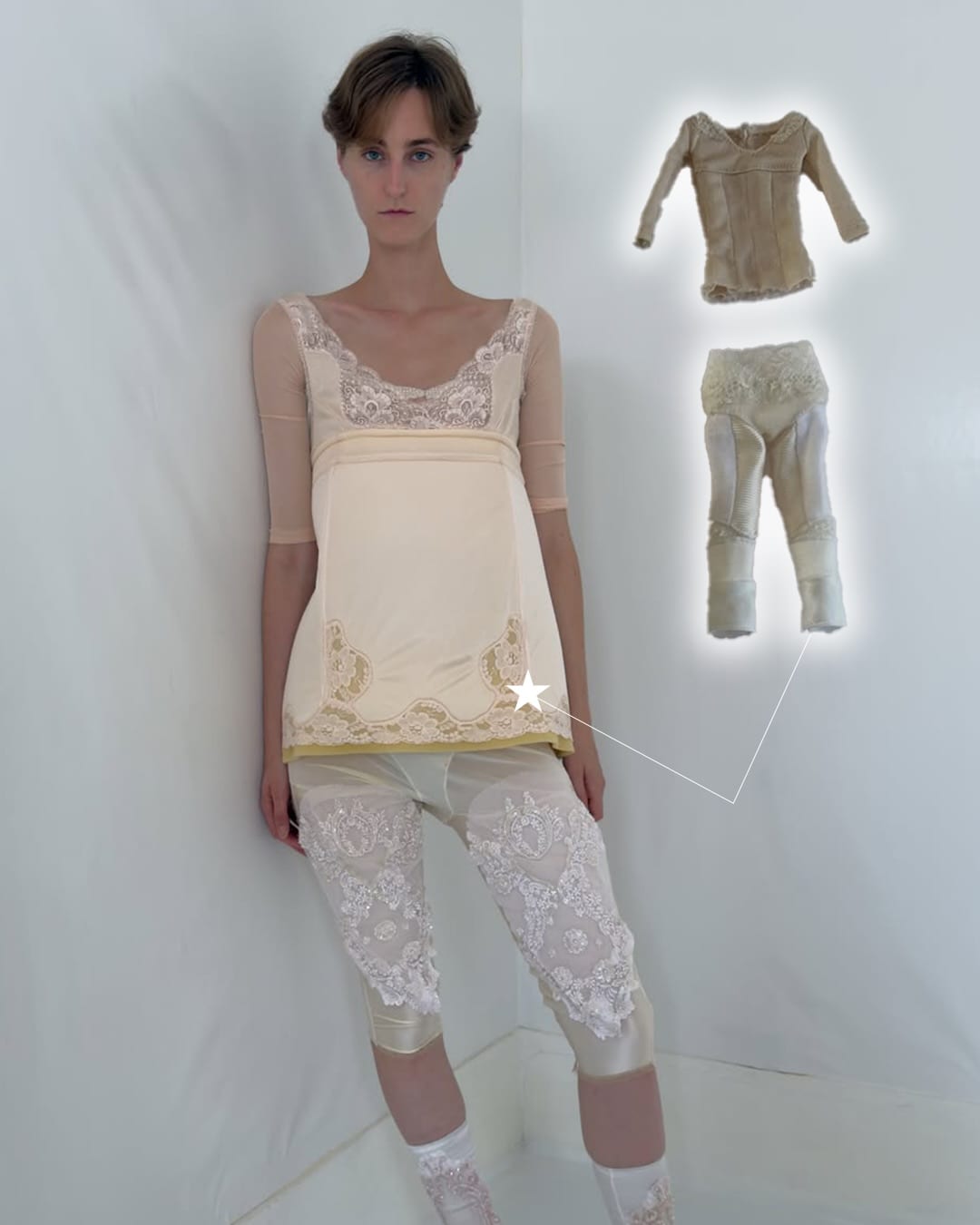 손바닥보다 작은 미니어처로 공개한 SS27 컬렉션 — simon carle, Look 7
