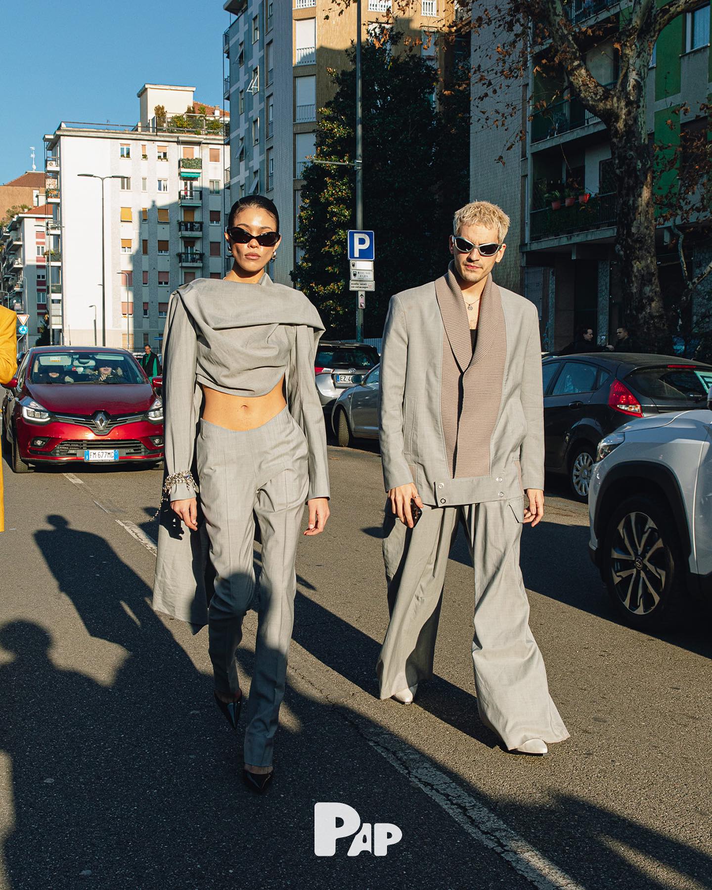 밀라노 맨즈 패션위크 FW24 스트리트 스타일 하이라이트 — Look 4