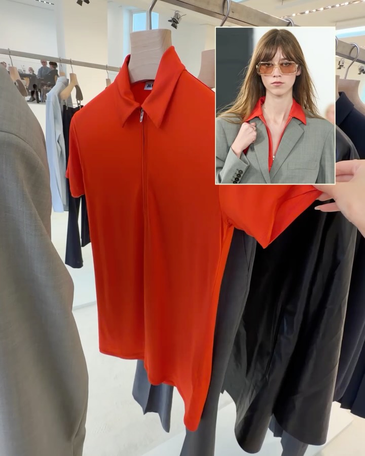 가까이서 봐야 보이는 질 샌더의 '불완전함' — jil sander, Look 8