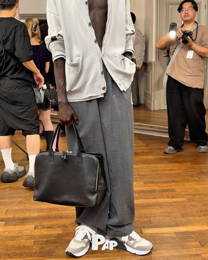 메종 미하라 야스히로 2027 S/S 백스테이지, 해체의 미학 — Look 4