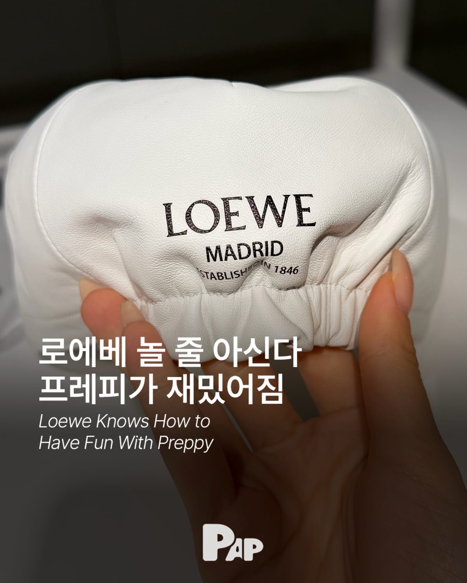 로에베는 늘 좋지만, 자세히 보면 더 좋다 — Cover