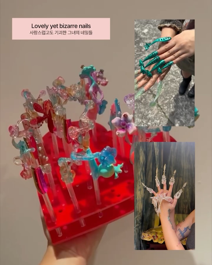손톱 위에 조각을 새기는 아티스트, SHYN — Look 4
